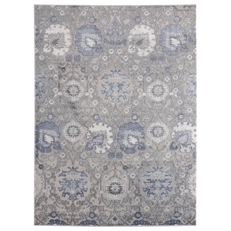 Manmade Cascades Olallie Blue Area Rectangle Rug, 7 ft. 10 in. x 10 ft. 6 in. MA2625735